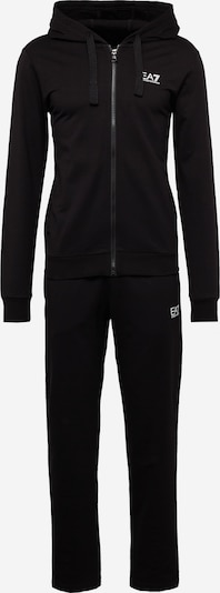 EA7 Emporio Armani Trainingsanzug in schwarz / weiß, Produktansicht