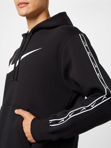 melns Nike Sportswear Sportisks džemperis 'Repeat'