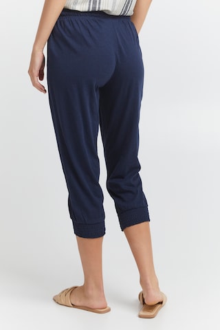 Fransa Tapered Broek 'SANSA' in Blauw