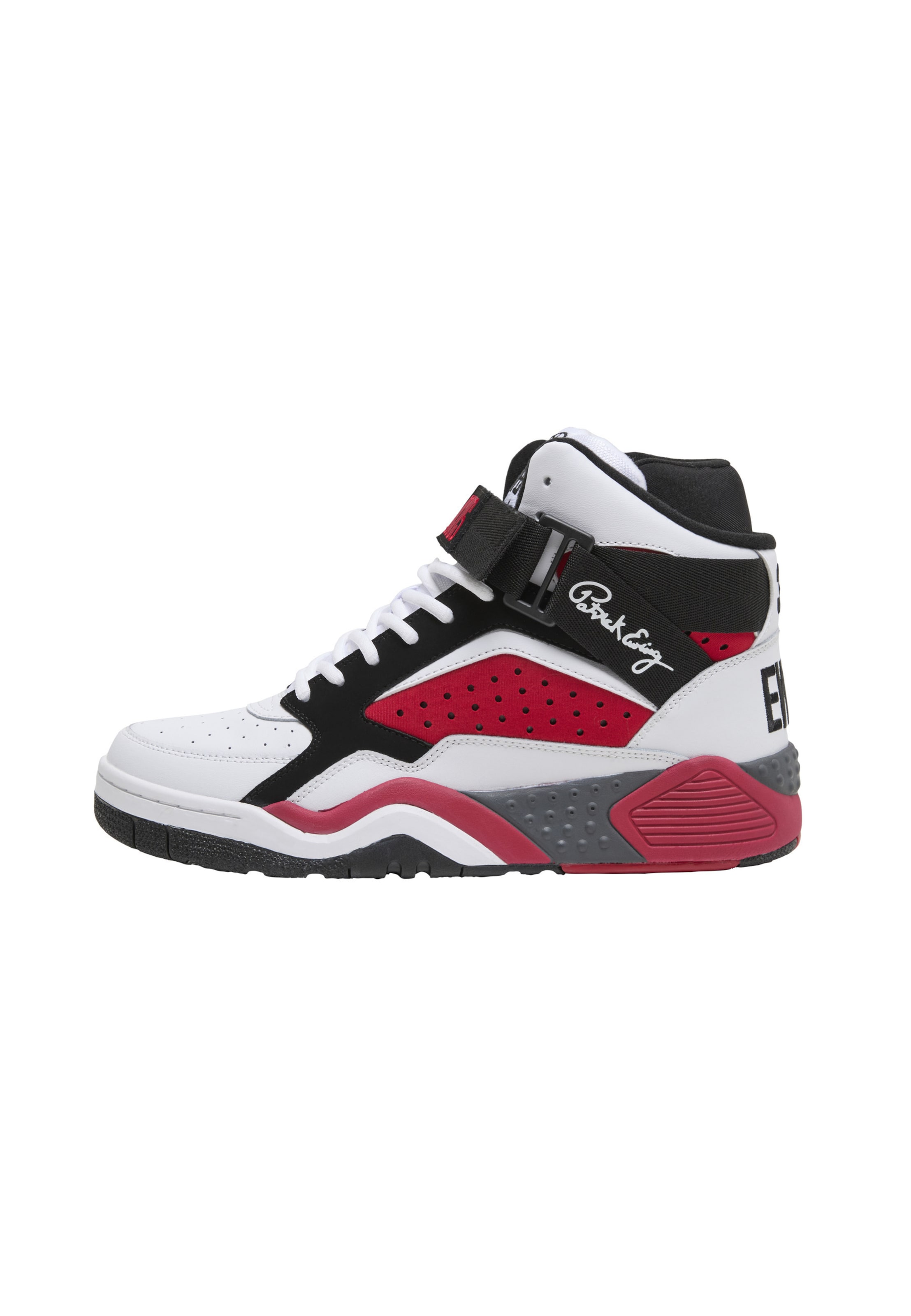 Sneaker alta 'Focus' di Ewing in bianco: frontale