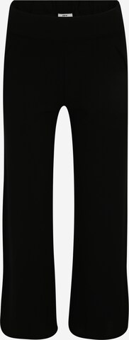 JDY PetiteWide Leg/ Široke nogavice Hlače 'CATIA' - crna boja