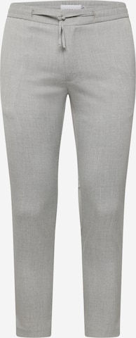 Coupe slim Pantalon TOPMAN en gris : devant