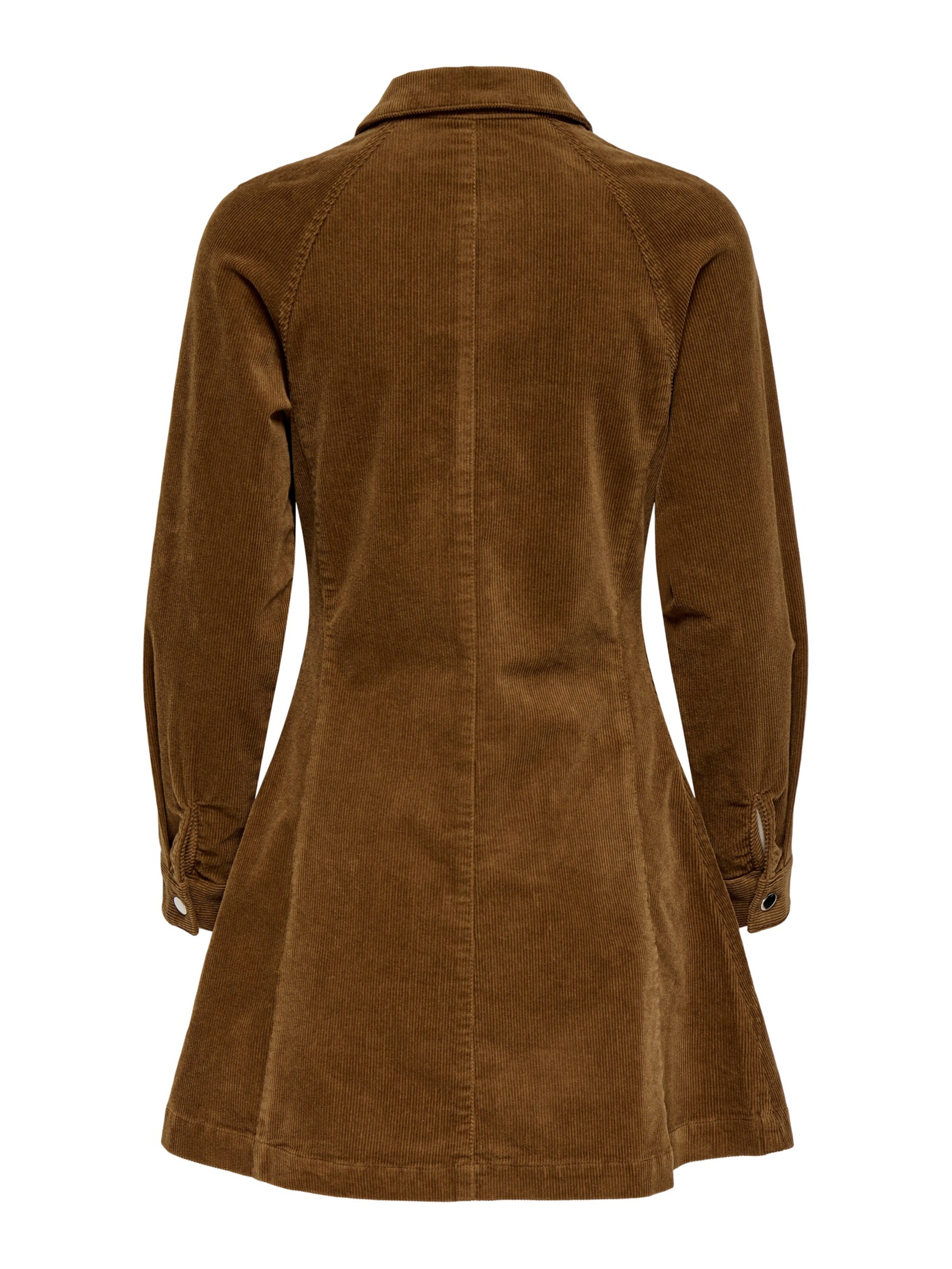 ONLY - Vestido camisero 'ONLZEVA' en marrón