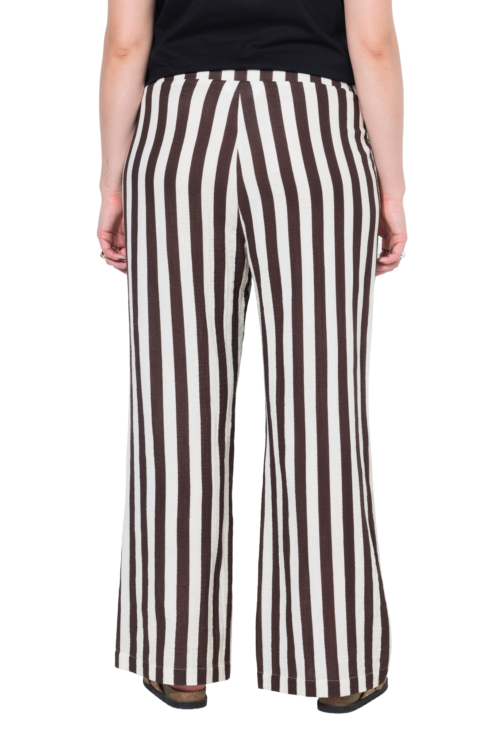 Studio Untold Wide leg Trousers in Brown