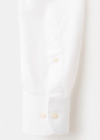 MANGO TEEN Regular fit Button Up Shirt in White