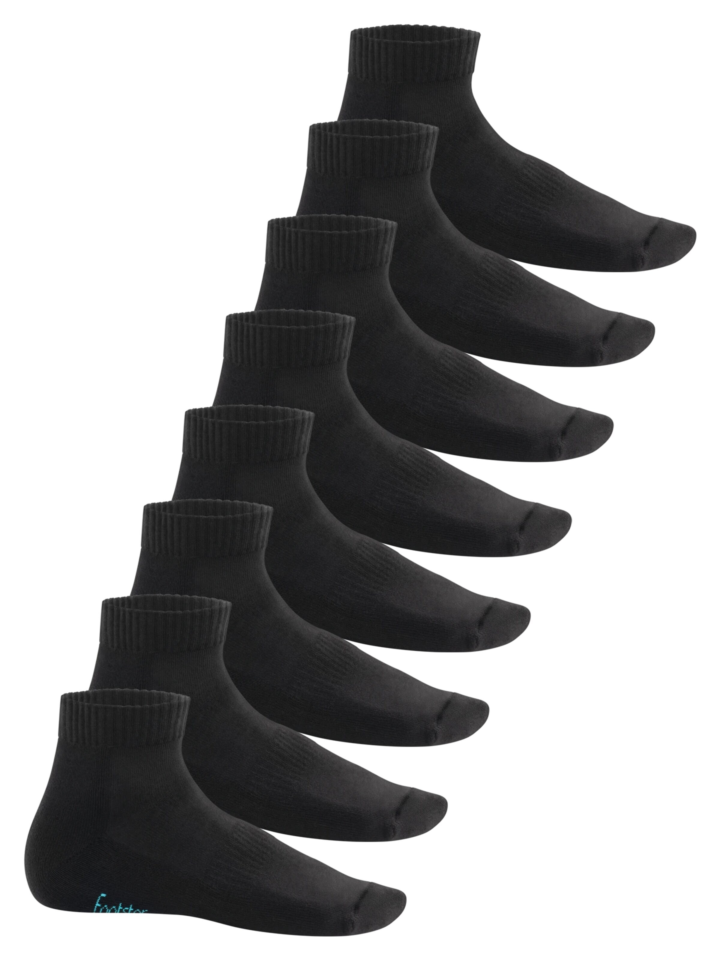 footstar Socks 'EVERYDAY!' in Black: front