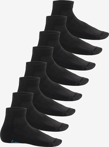 footstar Socken 'EVERYDAY!' in Schwarz: Vorderseite