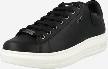 GUESS Platform trainers in Black: front