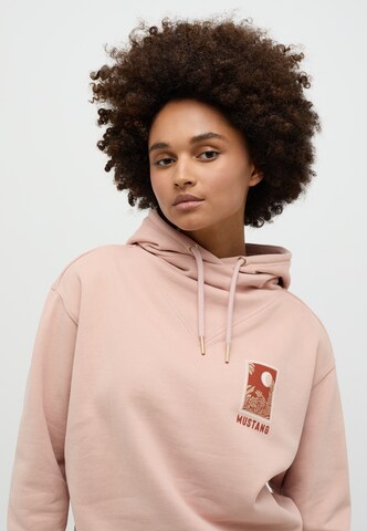 MUSTANG Sweatshirt in Pink