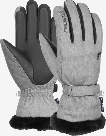 REUSCH Athletic Gloves 'Luna' in Grey: front