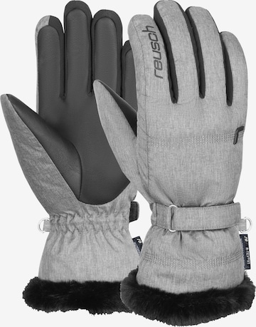 REUSCH Athletic Gloves 'Luna' in Grey: front