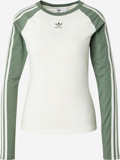 ADIDAS ORIGINALS Shirt in grün / weiß, Produktansicht