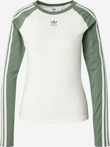 ADIDAS ORIGINALS Тениска в бяло: отпред