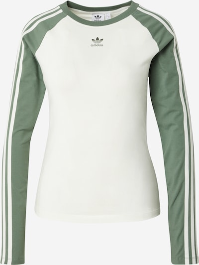 ADIDAS ORIGINALS T-shirt en vert / blanc, Vue avec produit