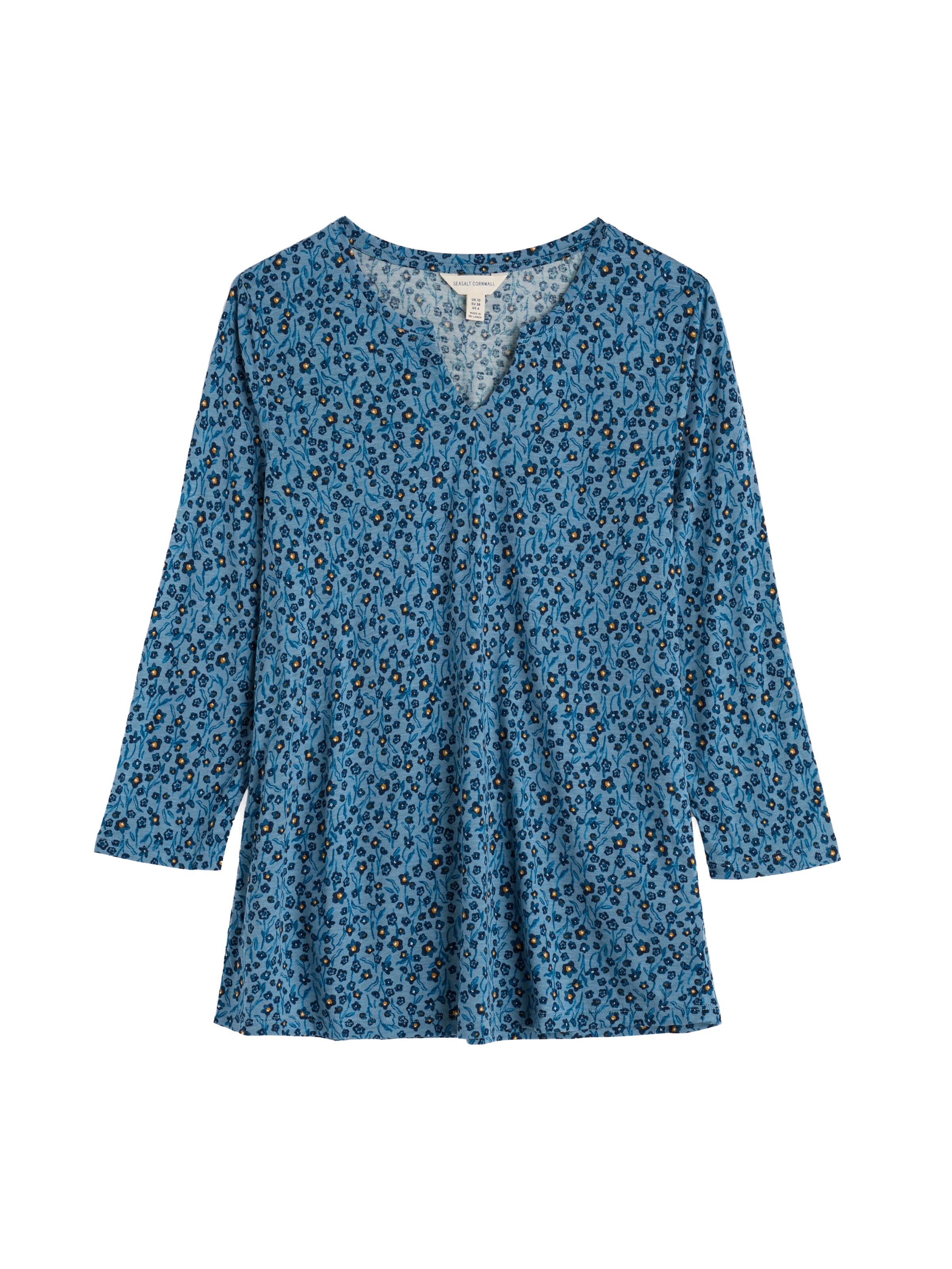 Seasalt Cornwall Blouse 'Kellow' in Blauw: voorkant