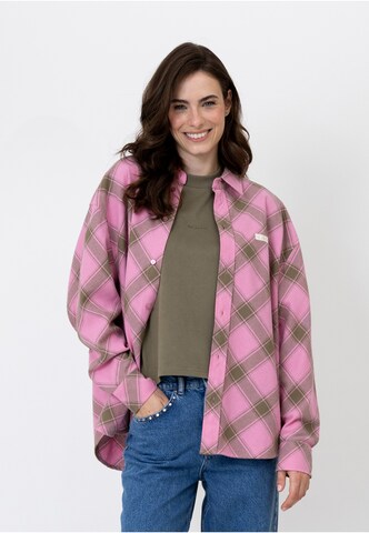 OH APRIL Blouse in Groen: voorkant