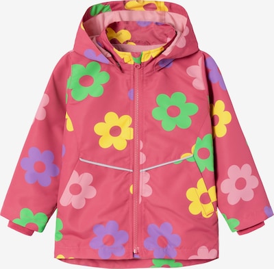 NAME IT Jacke 'Maxi' in gelb / apfel / lila / pink, Produktansicht