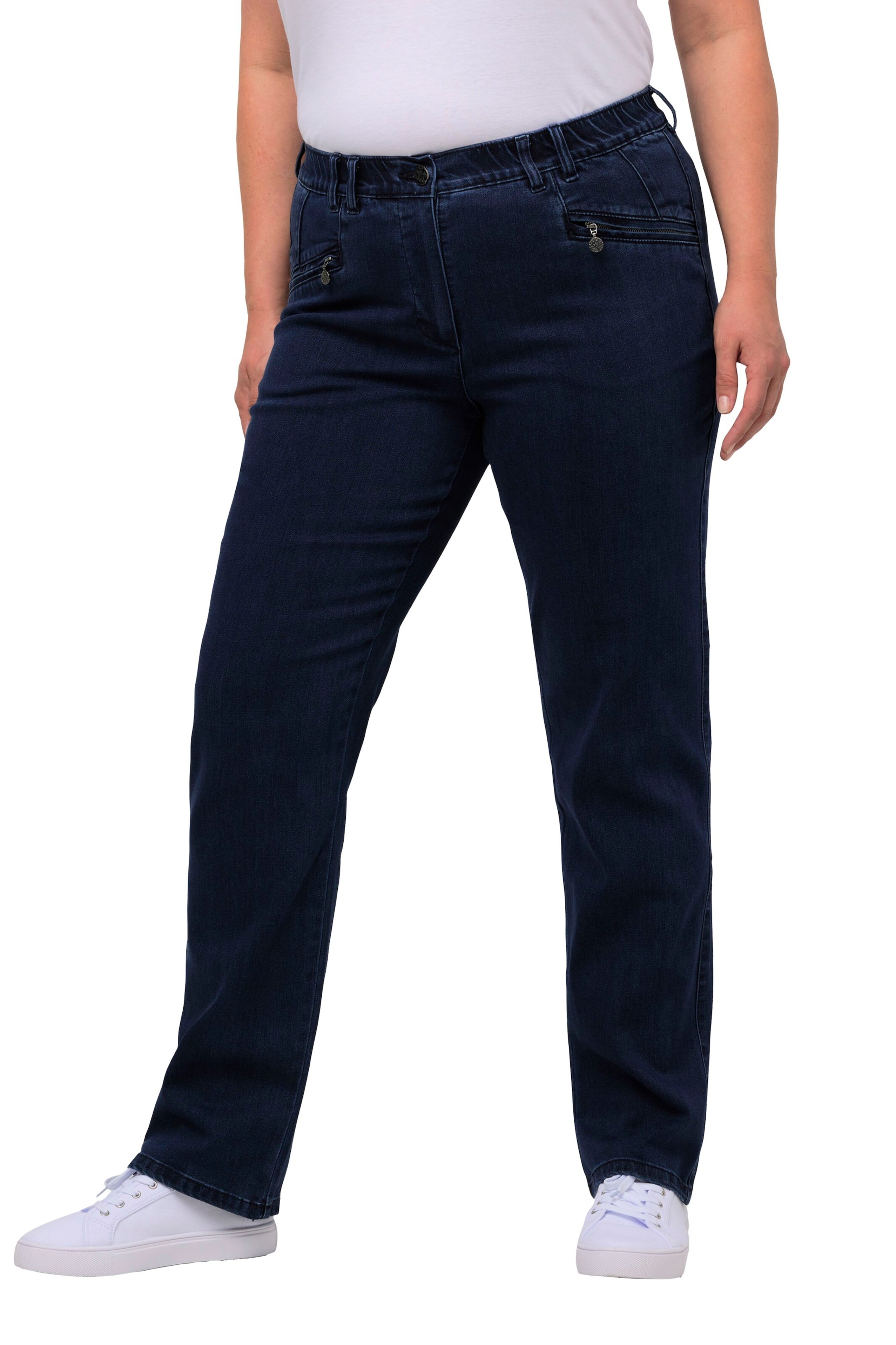 Ulla Popken Slim fit Jeans 'Mony' in Blue: front