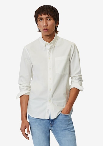 Marc O'Polo DENIM Regular fit Overhemd in Wit: voorkant