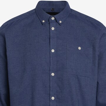 BRUUNS BAZAAR Regular fit Button Up Shirt 'Cash Laurent' in Blue