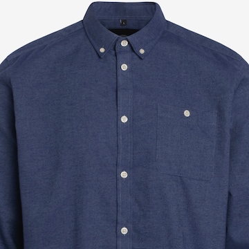 BRUUNS BAZAAR Regular fit Button Up Shirt 'Cash Laurent' in Blue