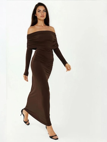 Hiccup Dress 'Maxi' in Brown