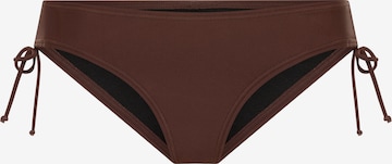 LSCN by LASCANA Dół bikini w kolorze brązowy: przód