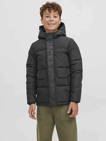 Jack & Jones Junior Tussenjas in Zwart: voorkant