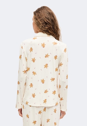 Camicia da notte 'Ess' di Hunkemöller in bianco