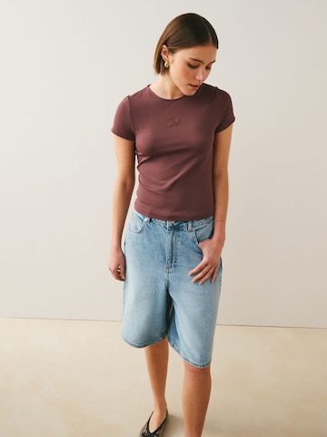 Maglietta di Next in marrone: frontale