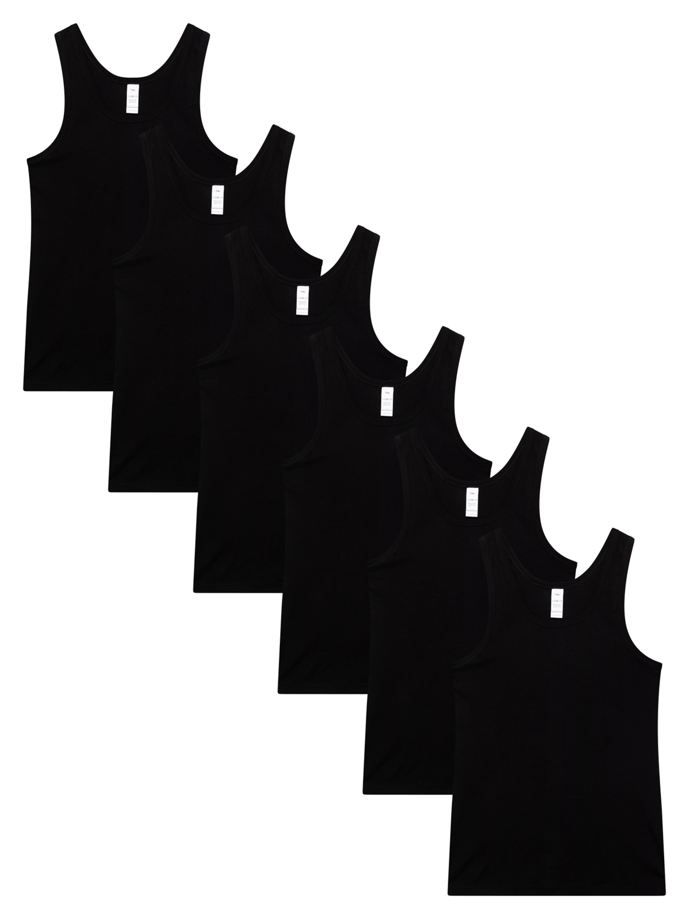 MT Undershirt 'Men’s Basics' in Black: front