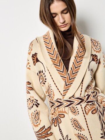 Apricot Knit cardigan ' ' in Grey