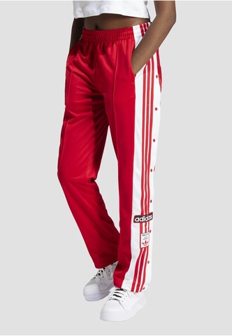 sarkans ADIDAS ORIGINALS Vaļīgs piegriezums Bikses 'Adibreak': no priekšpuses