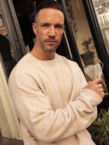 DAN FOX APPAREL Pullover 'Jeremy' in Beige