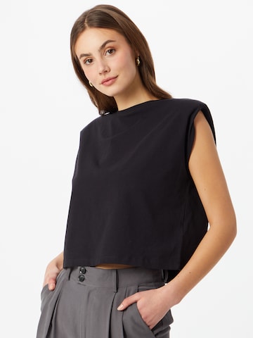 NA-KD Top in Black: front