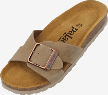 Palado Pantolette 'Palado Tinos Premium Leather' in Beige: Vorderseite
