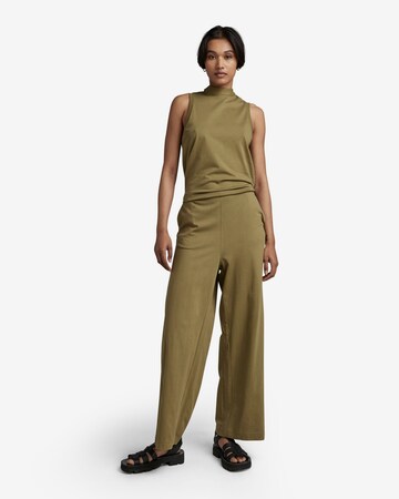 G-Star RAW Jumpsuit in Groen: voorkant