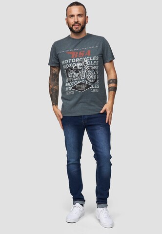 Recovered T-Shirt 'BSA Birmingham' in Grau
