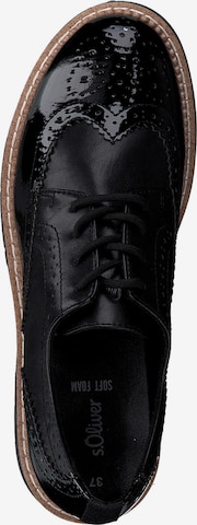 s.Oliver Lace-up shoe in Black