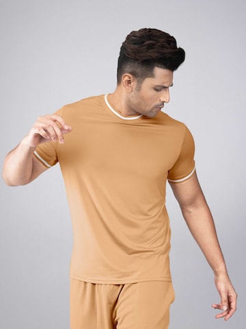 PANTONECLO - Camiseta funcional 'Pantoneclo Men's Gym Short Sleeve T-Shirt' en amarillo