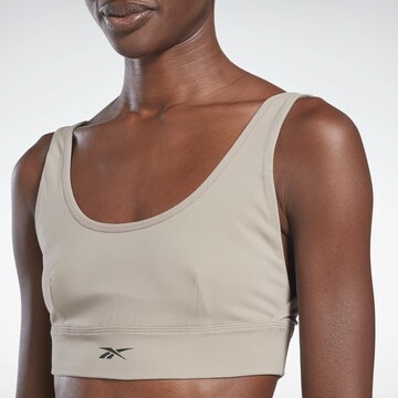 Reebok - Bustier Sujetador deportivo en gris