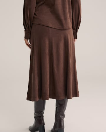 Fustă de la WE Fashion pe maro