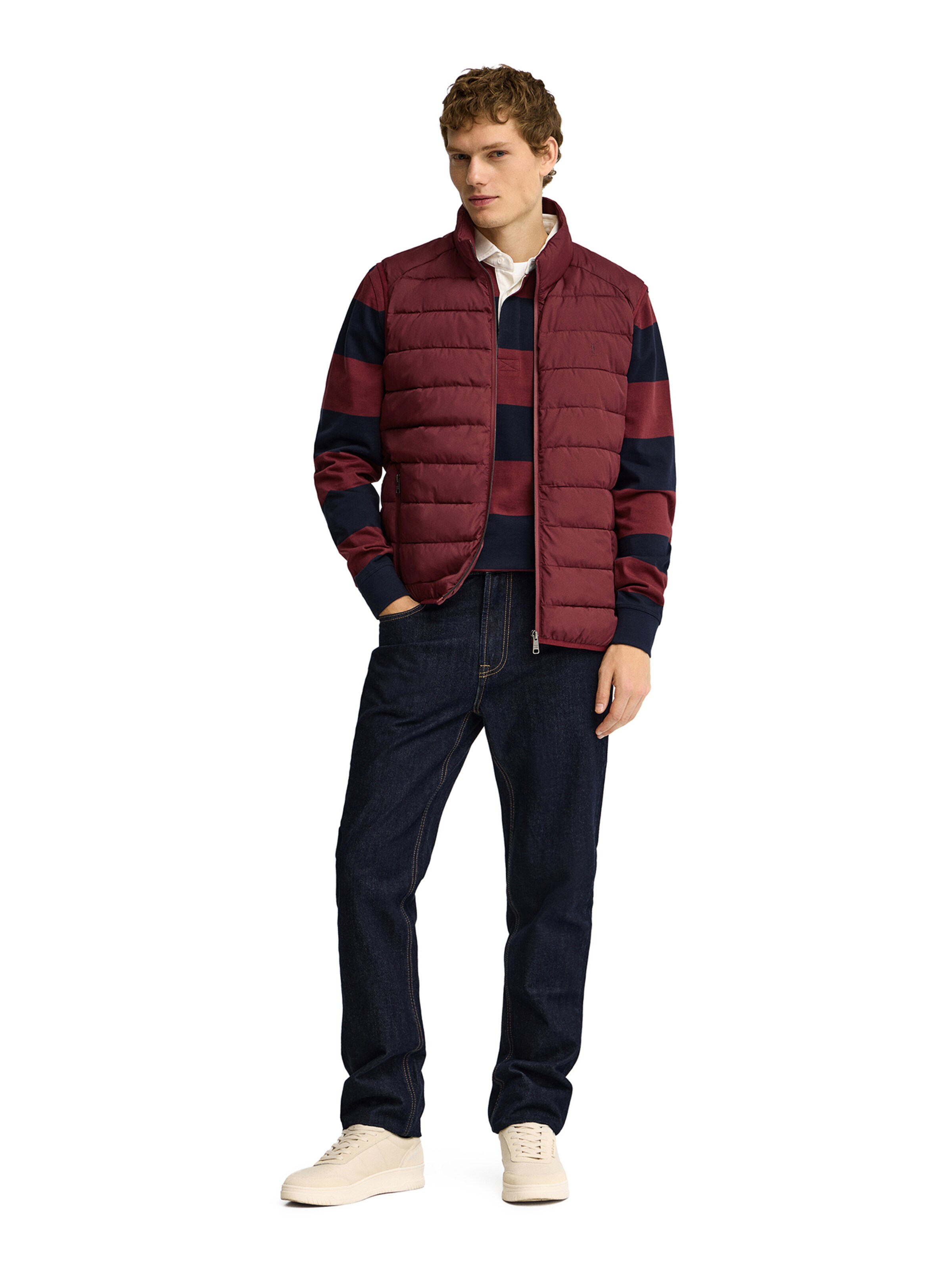 Polo Club Vest in Red