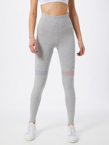 ADIDAS ORIGINALS Skinny Leggings in Grijs: voorkant