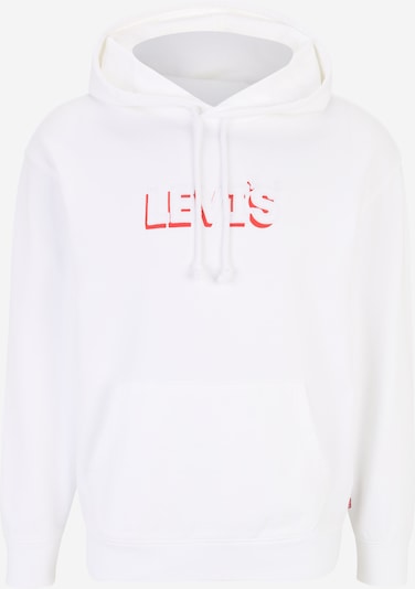 LEVI'S ® Bluzka sportowa 'Relaxed Graphic Hoodie' w kolorze czerwony / białym, Podgląd produktu