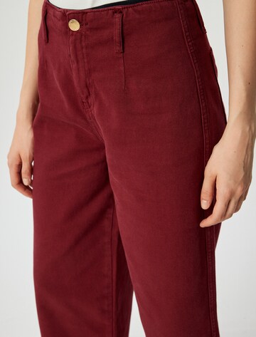 Koton Wide leg Trousers in Red