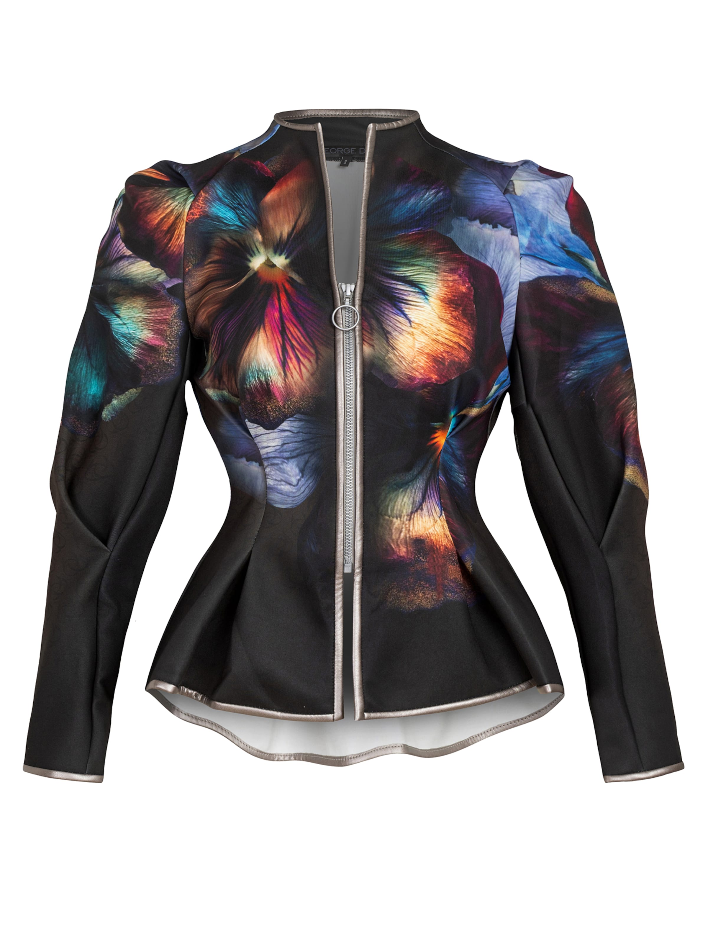 JIORO Blazers 'VIOLET' in Zwart: voorkant