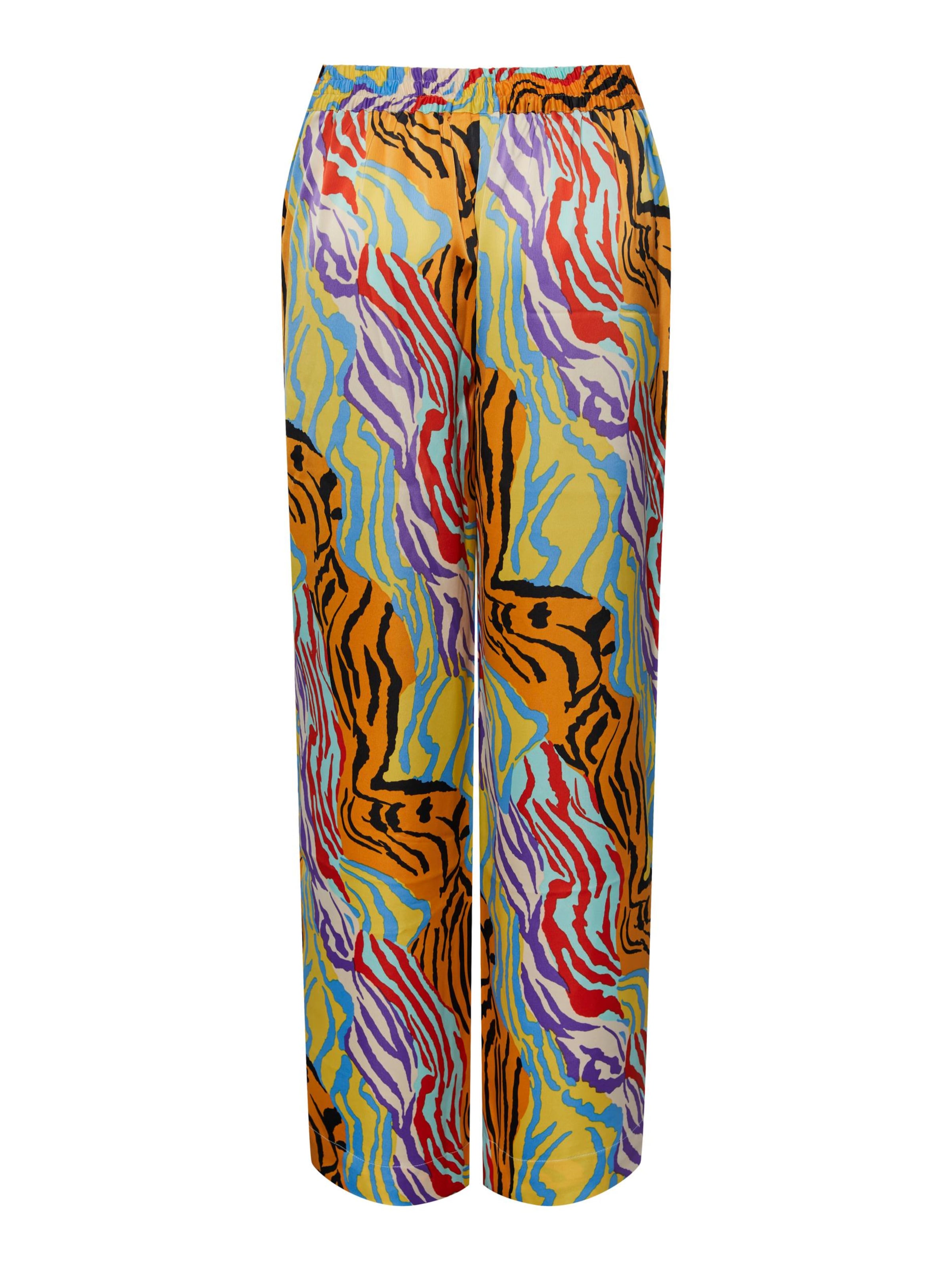 YAS - Loosefit Calças em laranja