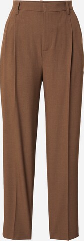 Regular Pantalon à pince 'Tyra' Lindex en marron : devant