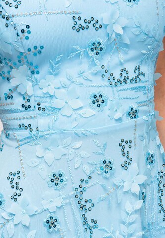 Ombre Avondjurk in Blauw